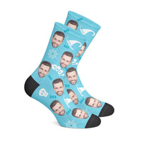 Personalisierte gespenstige Halloweensocken