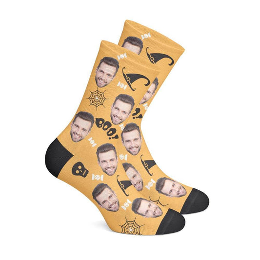 Personalisierte gespenstige Halloweensocken