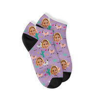 Personalisierte Alpaka Sneakersocken