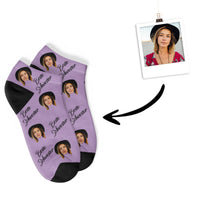 Personalisierte "BESTE SCHWESTER" Sneakersocken