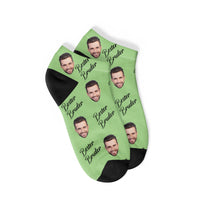 Personalisierte "BESTER BRUDER" Sneakersocken