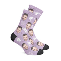 Personalisierte gespenstige Halloweensocken